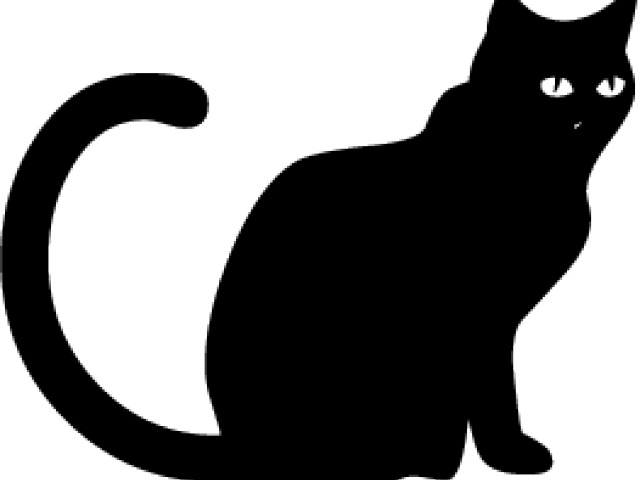 Download Hd Black Cat Silhouette Black Cat Silhouette Png Transparent Png Image Nicepng Com