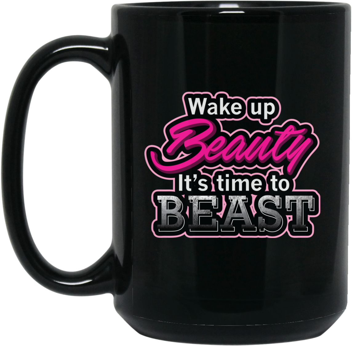 Wake Up Beauty, Beast Time - My Waifu Loves Me (1155x1155), Png Download