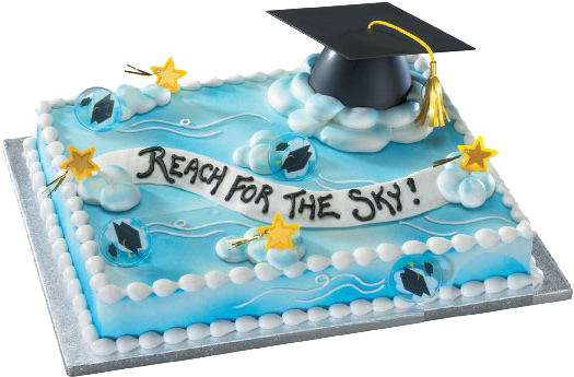 30539 - Graduation Sheet Cakes (533x360), Png Download