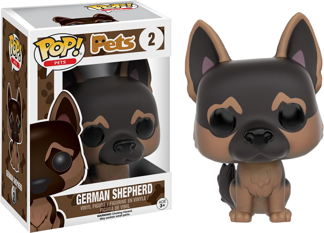German Shepherd Pop Vinyl Figure - Siberian Husky Funko Pop (1087x783), Png Download