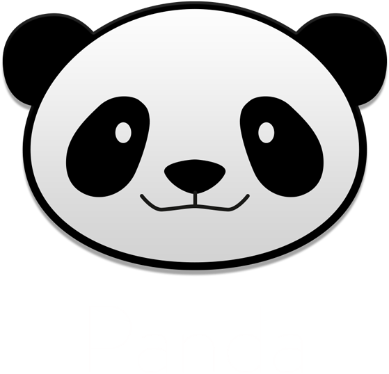 Pandalogo - Giant Panda (644x644), Png Download