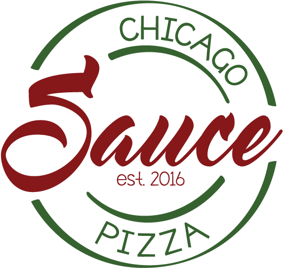 Sauce Chicago Pizza - Text (600x600), Png Download