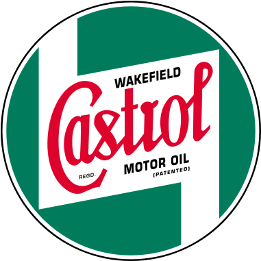 Castrol Logo 1946 - Old Castrol Oil Logo (400x400), Png Download