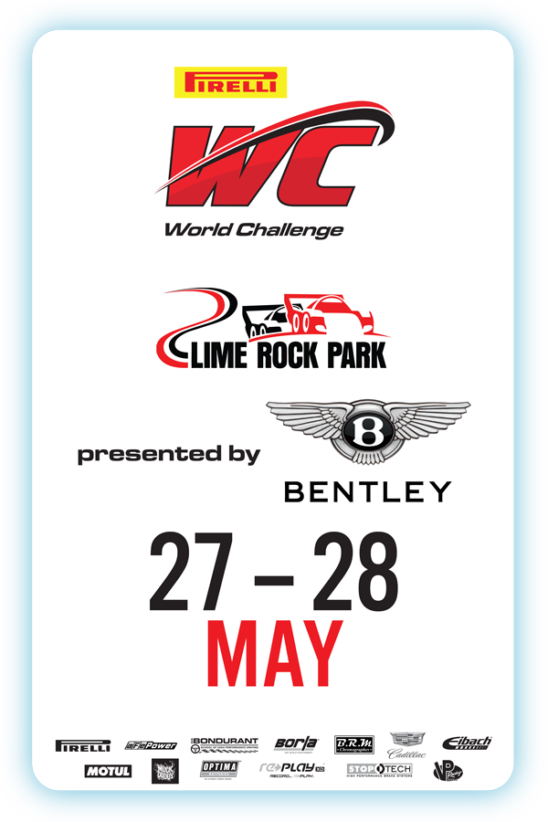 Pirelli World Challenge Returns To Race At The Famed - Pirelli World Challenge 2017 Lime Rock Logo (600x900), Png Download