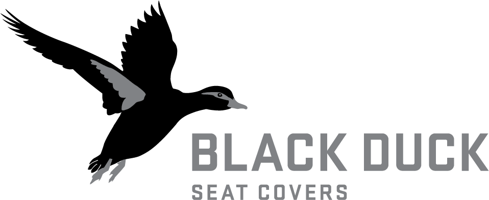 Seat Cover Black Duck (1074x510), Png Download