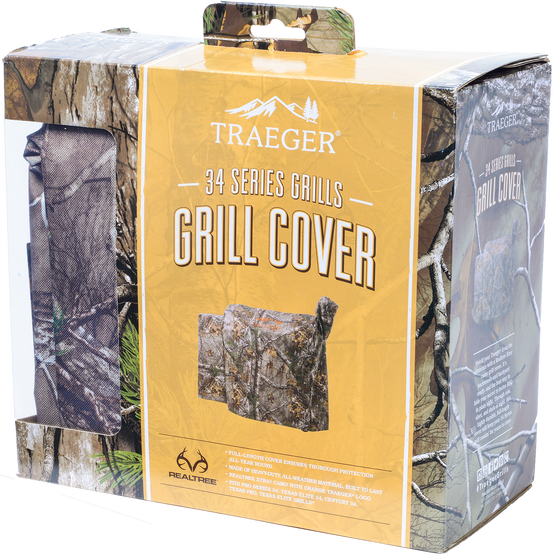 Traeger 34 Series Realtree Grill Cover - Bac377 (556x556), Png Download