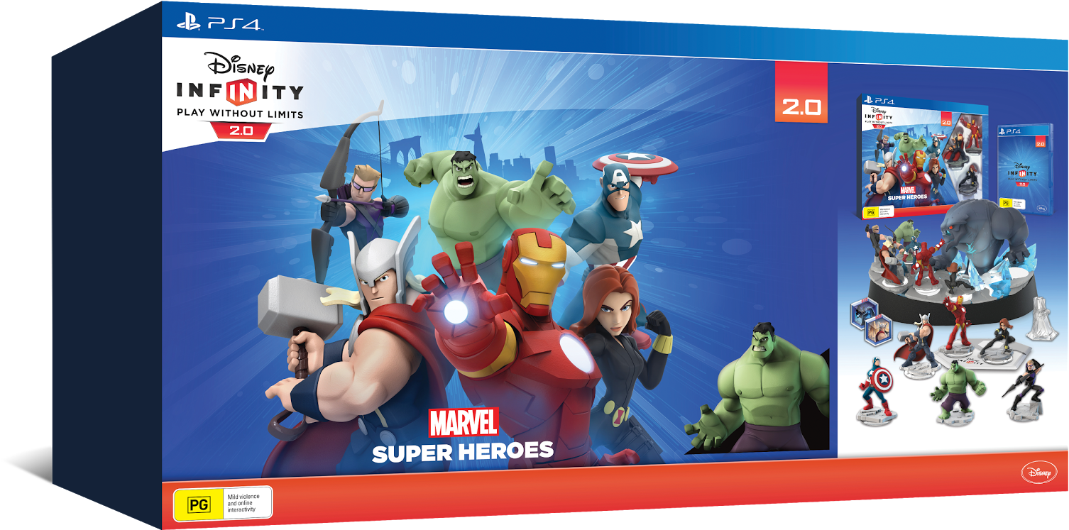 Disney Infinity - Disney Infinity 2.0 Collectors Edition Avengers Starter (1600x775), Png Download