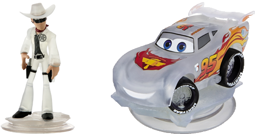 Disney Infinity Crystal - Disney Infinity Character - Lone Ranger Crystal (600x300), Png Download
