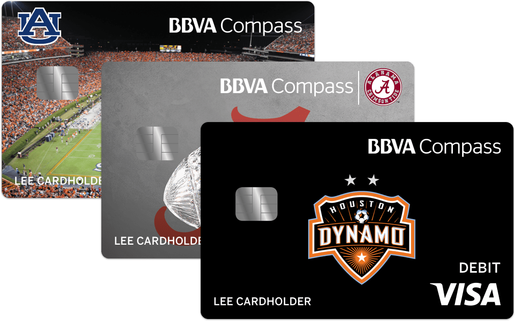 Sports Fan Banking - Bbva Compass Dynamo Debit Card (1011x631), Png Download