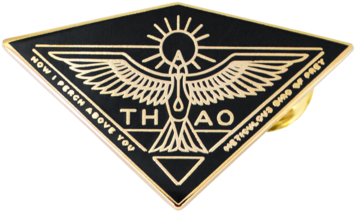 Meticulous Bird Of Prey Enamel Lapel Pin - Thao & The Get Down Stay Down (600x600), Png Download