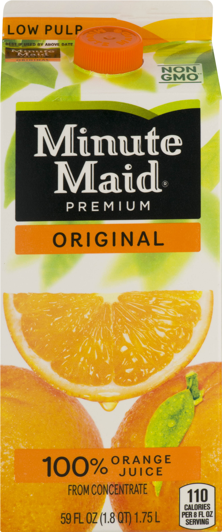 Minute Maid Orange Juice Low Acid (1800x1800), Png Download