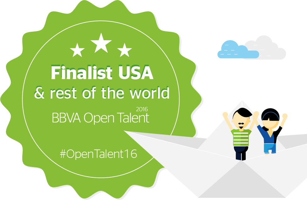 2016 Bbva Open Talent Winner - Cartoon (978x637), Png Download