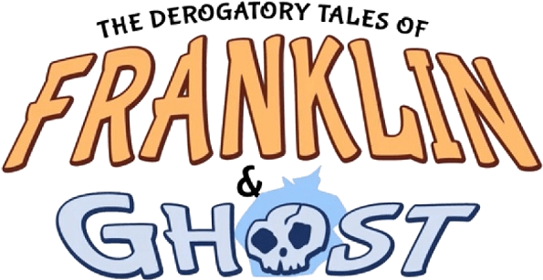 Franklin And Ghost Logo (600x326), Png Download