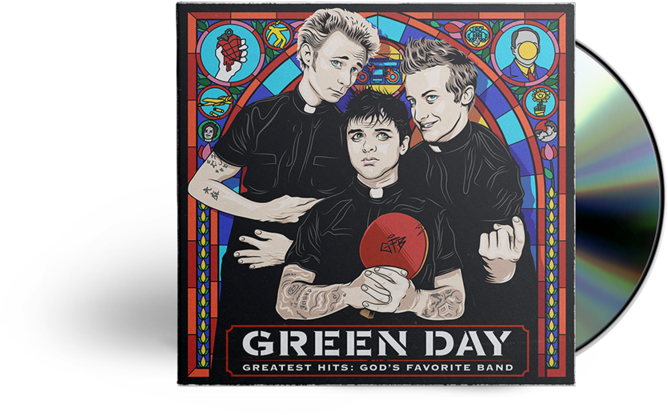 God's Favourite Band Cd - Green Day Greatest Hits God's Favorite Band (800x800), Png Download
