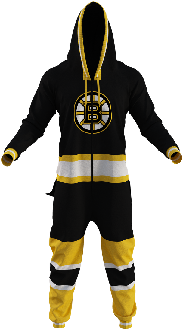Boston Bruins Team Onesie - Nhl Men's Hockey Sockey Onesie - Toronto Maple Leafs (1280x1280), Png Download