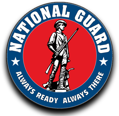 Kansas National Guard Stresses Importance Of Winter - Army National Guard Logo (419x400), Png Download
