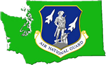 Wa Air National Guard Logo - Air National Guard Photo License Plate, Aluminum (365x365), Png Download