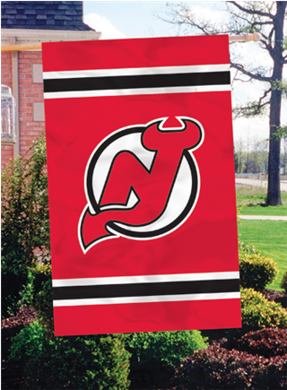 New Jersey Devils Applique Banner Flag - New Jersey Devils (434x434), Png Download
