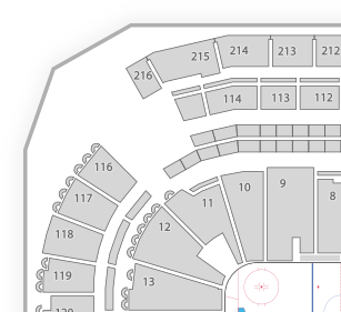 Newark Nj Prudential Center Seating Charts (350x350), Png Download