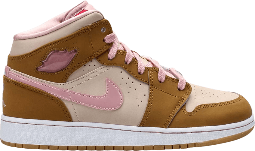 Air Jordan 1 Mid Gg 'lola Bunny' - Air Jordan 1 Mid Gg (848x503), Png Download