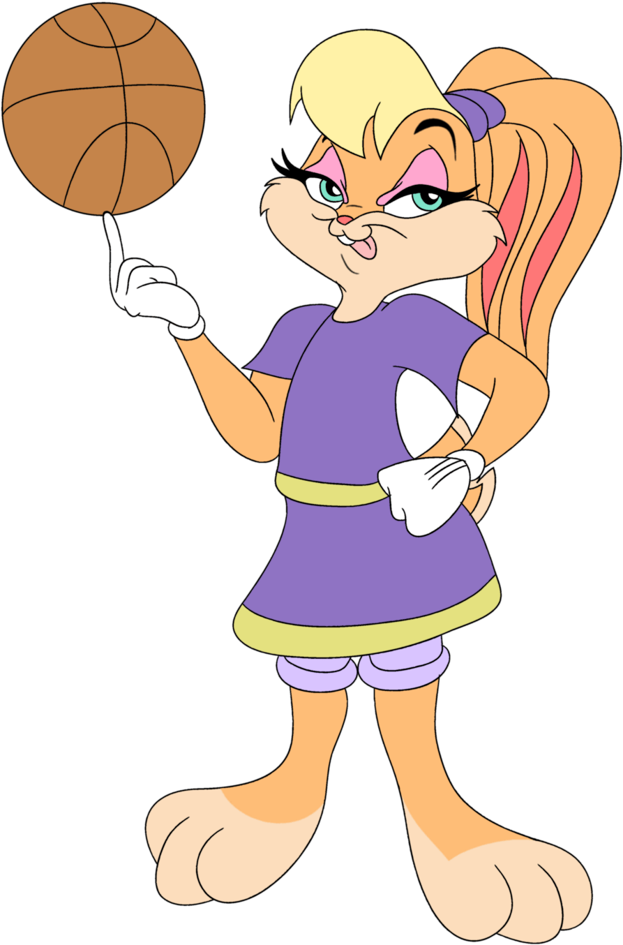 Basketball Bunny Cliparts - Lola Bunny (1024x1516), Png Download