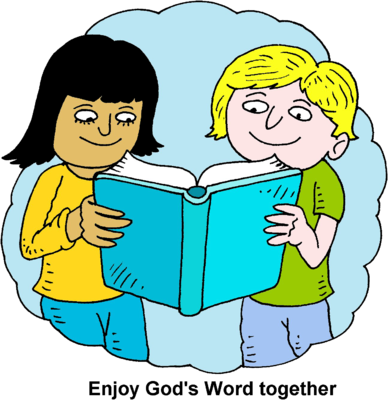 Reading Together - Clipart Together (388x400), Png Download