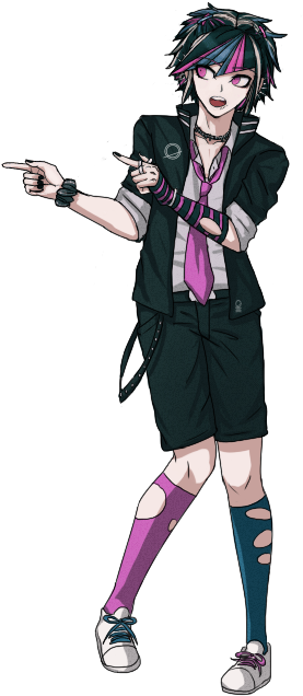 Ibuki Mioda - Ibuki Mioda Genderbend (500x646), Png Download