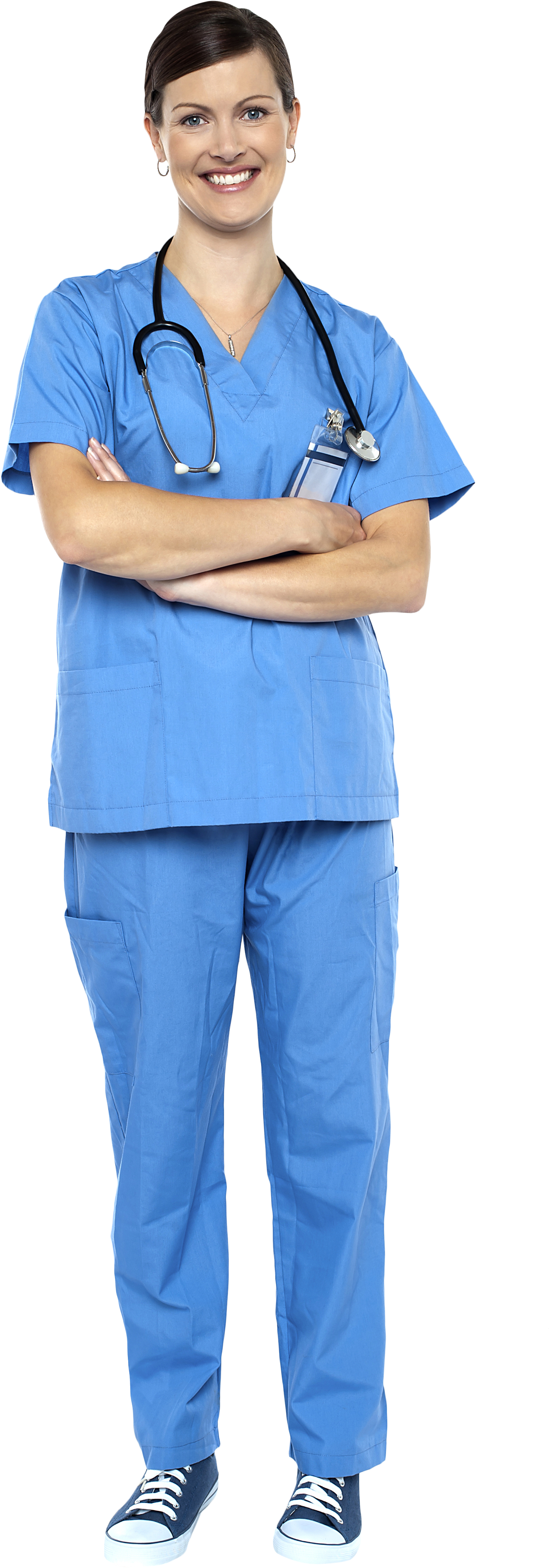 Female Doctor Png Image - Standing Doctor Png (3200x4809), Png Download