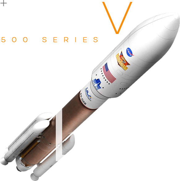 United Launch Alliance Atlas V 500 Series - Atlas 500 Rocket (583x586), Png Download