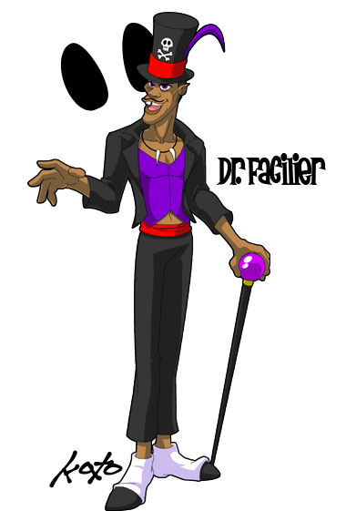 File History - Doctor Facilier Kingdom Hearts (391x561), Png Download