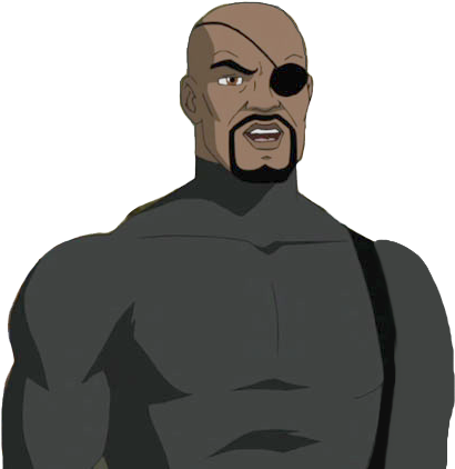Nick Fury - Nick Fury Clipart (424x429), Png Download