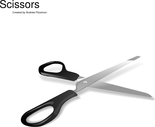 Scissors Clip Art - Clip Art (600x489), Png Download