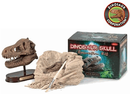 Stimulate Your Child's Mind With A Dino Dig - Geocentral Excavation Dig Kit Dino Skull (442x325), Png Download