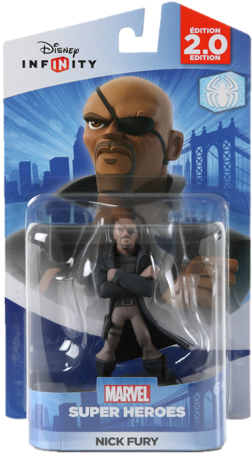 Disney Infinity - Disney Infinity 2.0 Figur Nick Fury (370x665), Png Download
