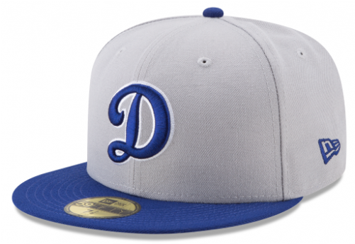 New Era Los Angeles Dodgers Mlb Two Tone D Logo 59fifty - New Era (500x600), Png Download