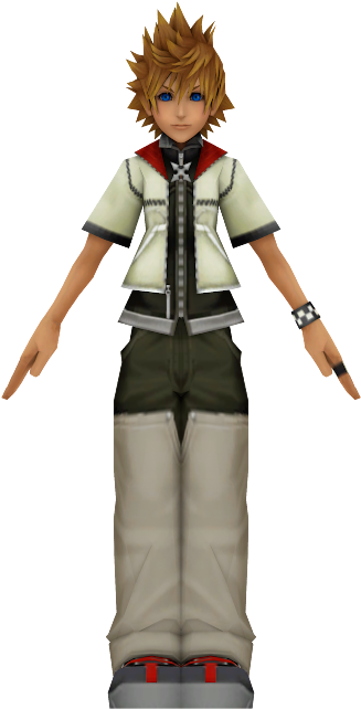 Download Zip Archive - Roxas Kingdom Hearts (750x650), Png Download