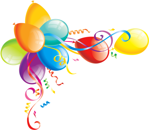 Balloon Clipart Chalkboard - Balloons Clipart (600x519), Png Download