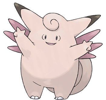And Machoke - - Pokemon Clefairy (350x350), Png Download