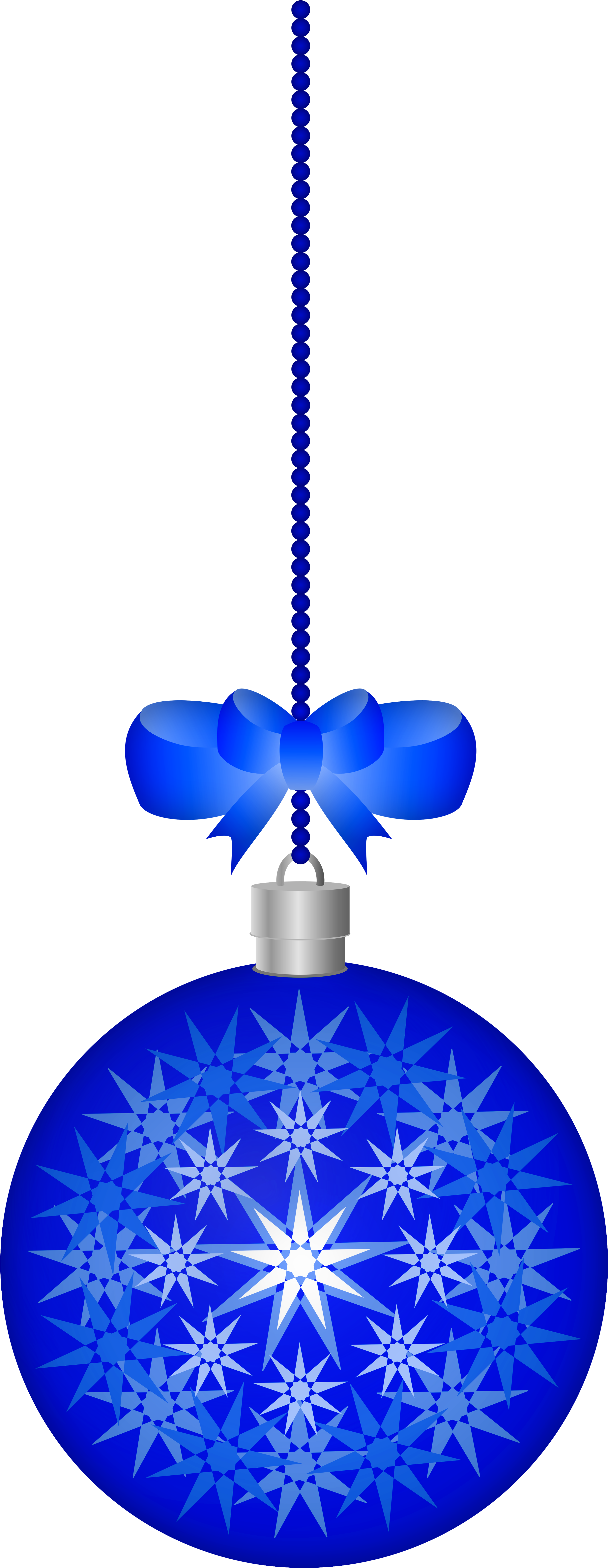 Christmas Ball Blue Transparent Png Clipart - Portable Network Graphics (3163x8000), Png Download