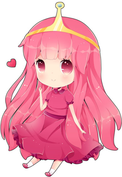 Adventure Time Princess Bubblegum Anime (470x600), Png Download