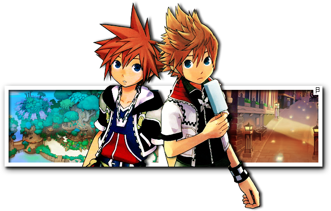 Image Result For Sora And Roxas Clothes - Kingdom Hearts Roxas (656x418), Png Download