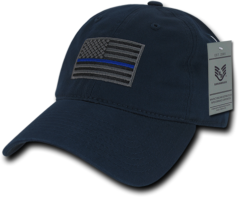 Thin Blue Line Relaxed Adjustable Cap Larger Photo - Jeep Hats (500x500), Png Download