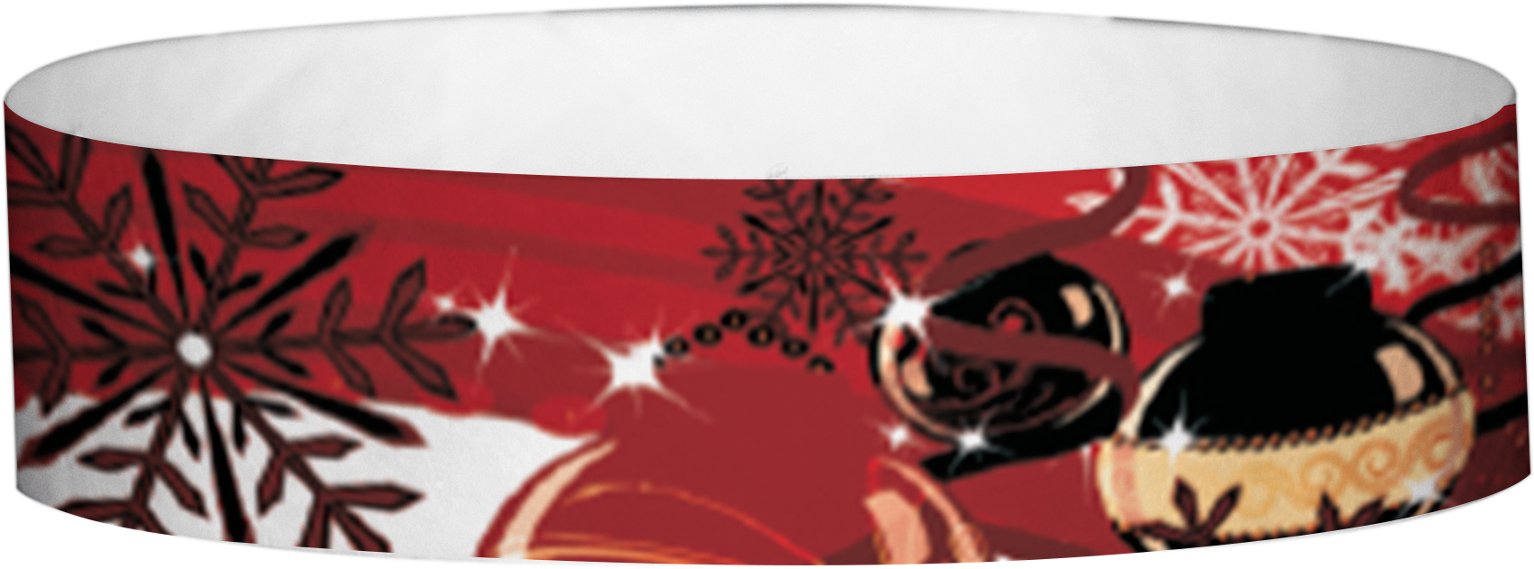 Christmas Red Pattern - Floral Design (1699x631), Png Download