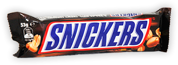 Snickers Logo Png Download - Snickers Bar King Size Candy - 24 Count, 3.29 Oz Bars (378x378), Png Download