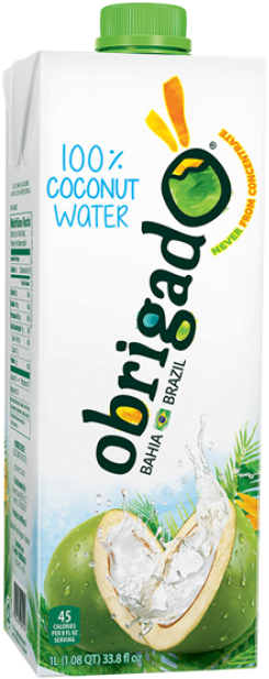 Products - Obrigado Coconut Water (360x717), Png Download