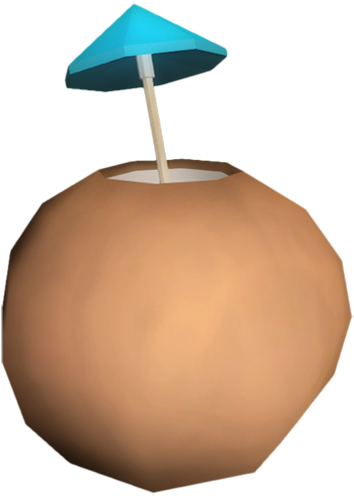 Item Coconut Drink - Wikia (375x525), Png Download