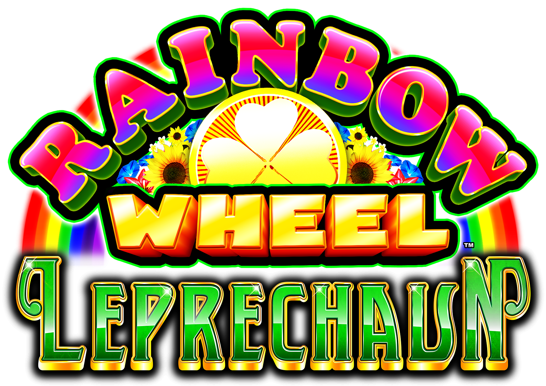 Rainbow Wheel Leprechaun, Find The Richest Pots Of - Graphic Design (1920x1428), Png Download