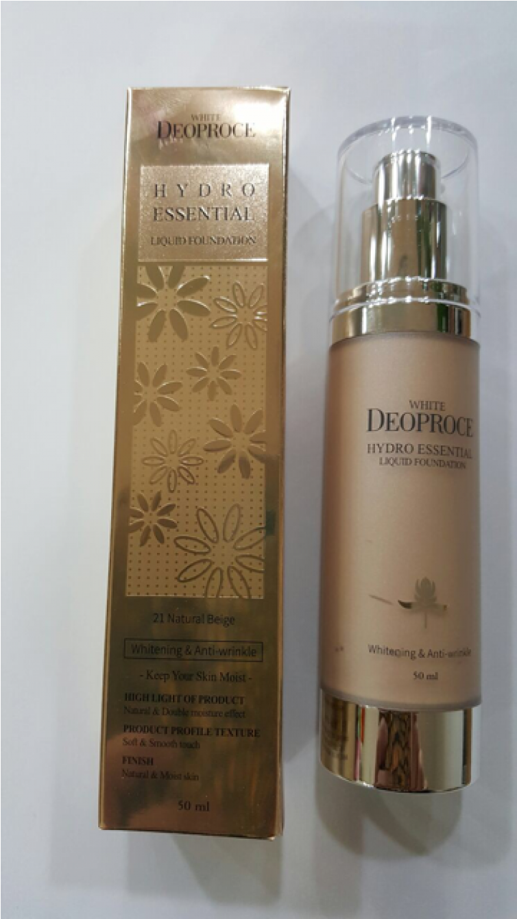 Deoproce Hydro Essential Liquid Foundation 50ml (1000x1340), Png Download