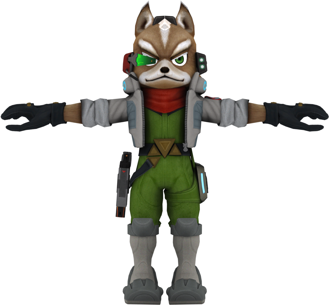 Star Fox Zero Fox - Figurine (1920x1080), Png Download