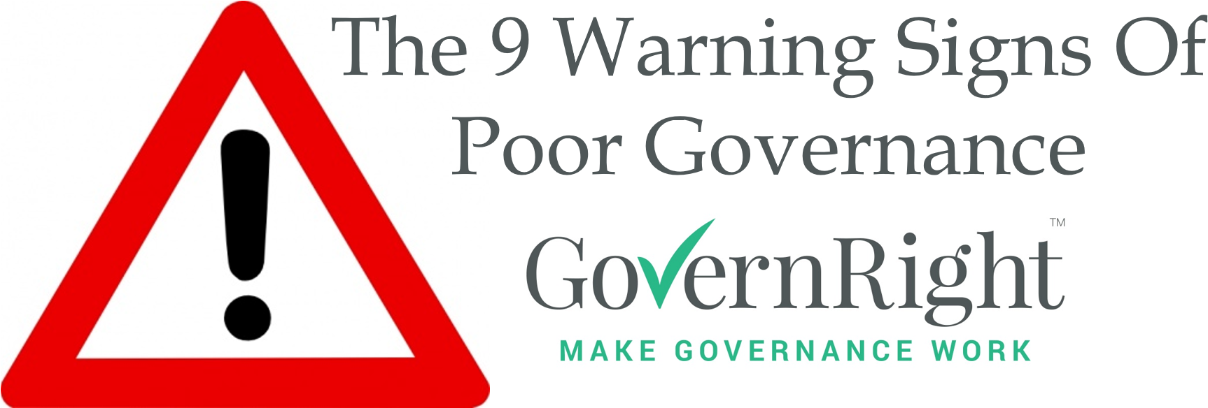 Poor Governance The Warning Signs (2024x922), Png Download
